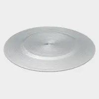 Тарелка подстановочная Wilson&Young Silvery, d=33 см, стекло, серебристая