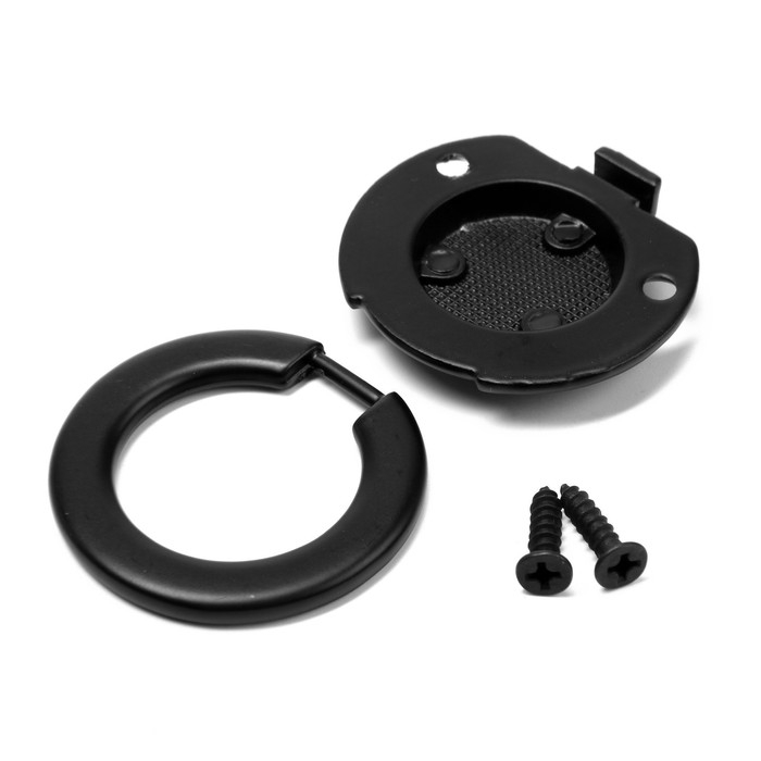 Ручка-кнопка CAPPIO RK132, мебельная, цвет черный, 8 шт. Ручка-кнопка CAPPIO RK132, мебельная, цвет черный, 8 шт.