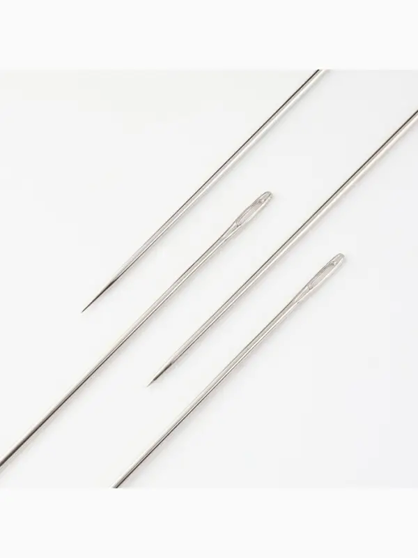 Иглы швейные, для игрушек и кукол, d=1.83 мм, 10-17.5 см, набор 4 шт.