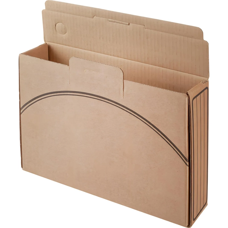 Короб архивный с вырубным замком  75мм, 5 шт.уп