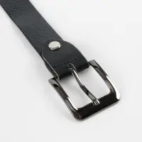 Пряжка для ремня, 5.5&times;5.2 см, 40 мм, цвет чёрный никель