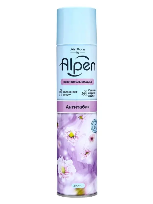 Освежитель воздуха Alpen, Антитабак, 300 мл