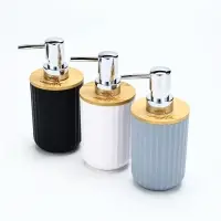 Дозатор для жидкого мыла, серый, 350 мл