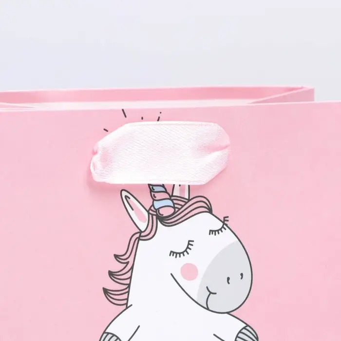 Пакет подарочный, упаковка, &laquo;Любовь единорога&raquo;, 14 х 11 х 6,5 см