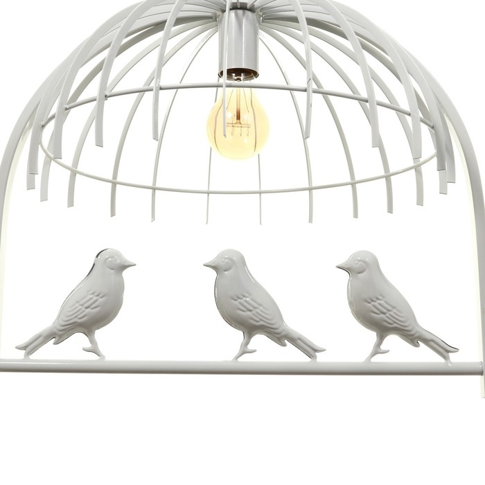 Люстра BayerLux Люстра BayerLux "Птицы" 1x40W E27 белый49x35x35 см