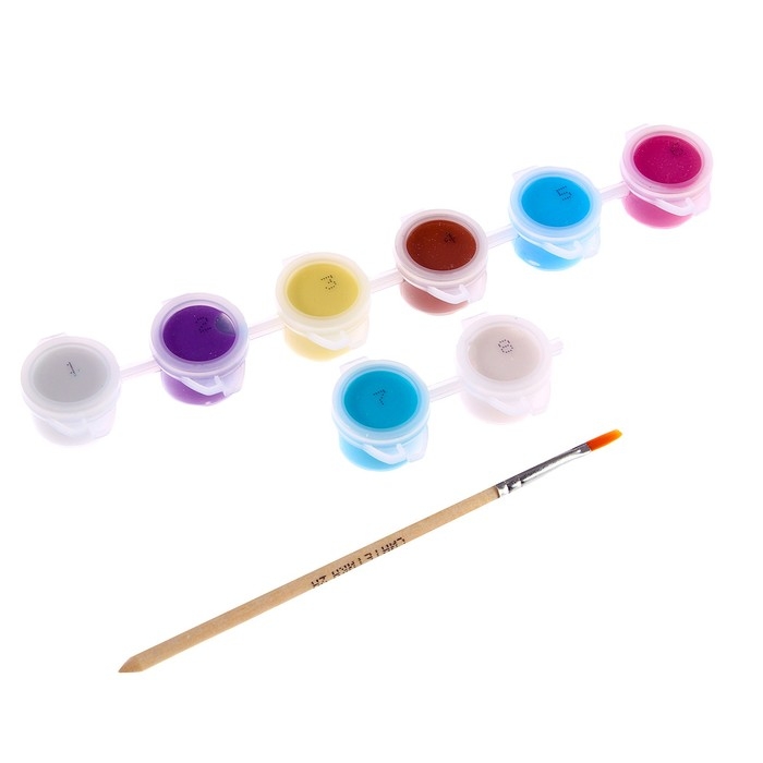 Картина по номерам для детей «Девочка с хвостиком», 20 х 30 см Картина по номерам для детей «Девочка с хвостиком», 20 х 30 см