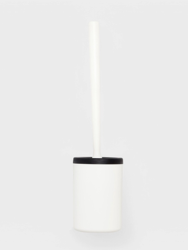 Комплект для туалета гибкий с подставкой, цвет белый