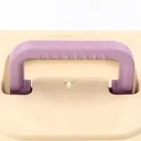 Переноска для животных, 44&times;31&times;27 см, пластик, бежевая, лавандовая