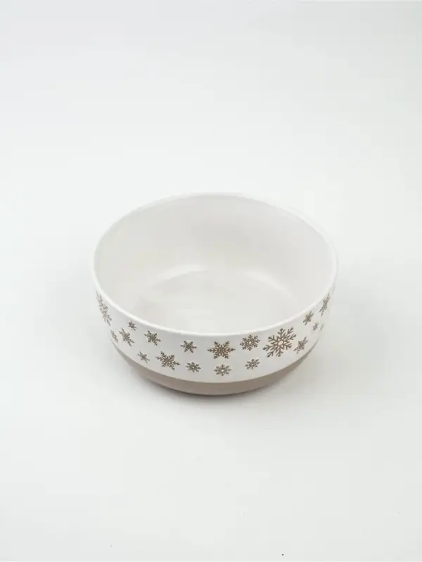 Тарелка новогодняя суповая &laquo;Снежная сказка&raquo;, 15&times;7 см, 700 мл, ручная работа