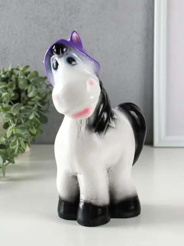 Копилка "Лошадь в панаме" 25х18х11 см, белый