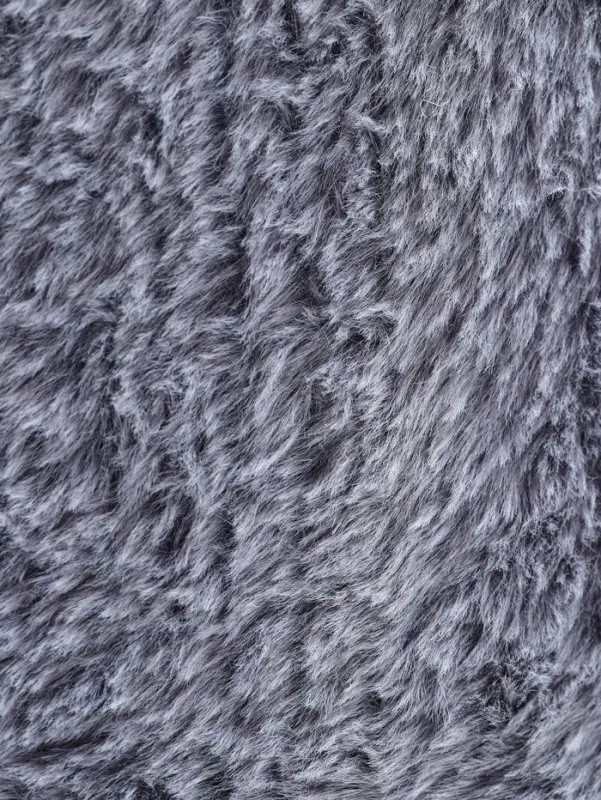 Домик для кошек с когтеточкой, овальной полкой, джут, 51×31×87 см, серый