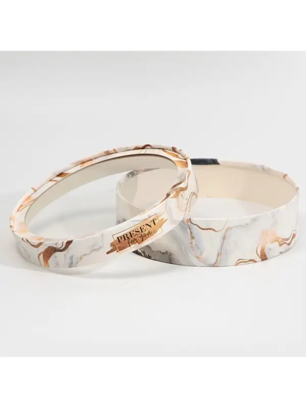 Коробка для макарун, кондитерская упаковка тубус с окном, &laquo;Мрамор&raquo; 20&times;20&times;5 см