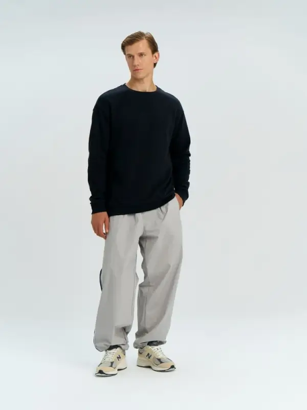 Свитшот оверсайз унисекс Omnifit, черный, размер XS/S Свитшот оверсайз унисекс Omnifit, черный, размер XS/S