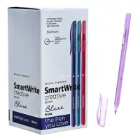 Ручка шариковая BrunoVisconti. SmartWrite. Creative, синий стержень, узел 0.5 мм, МИКС