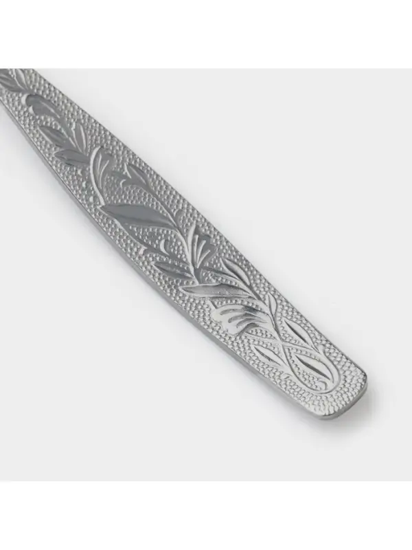 Ложка десертная &laquo;Уралочка&raquo;, длина 16 см, толщина 2 мм, цвет серебряный