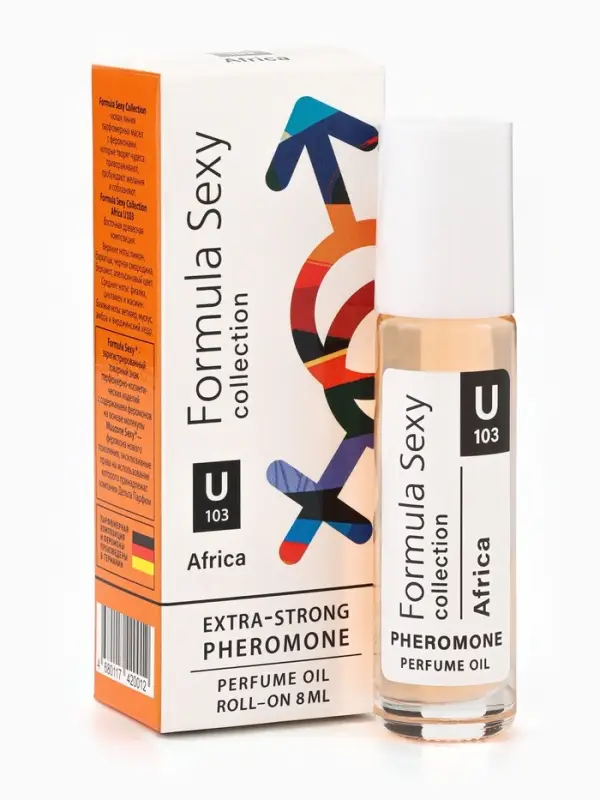 Парфюмерное масло женское с феромонами Formula Sexy Collection Africa U103, 8 мл (по мотивам Bal d&rsquo;Afrique (Byredo)