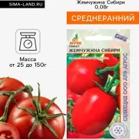 Семена Томат &laquo;Жемчужина Сибири&raquo;, 0.08 г, &laquo;Агросс&raquo;