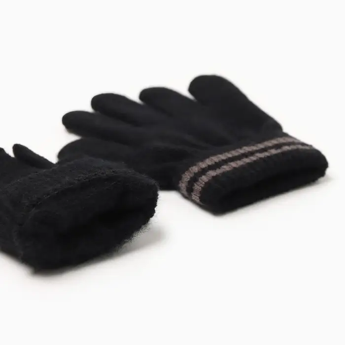 Перчатки детские MINAKU, цвет черный, 13 см