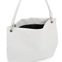 Сумка - мешок женская TEXTURA, на молнии, 36&times;10&times;28 см, белая