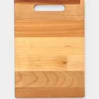 Доска разделочная, пропитана маслом, береза, 25х18х1,8/1,6 см