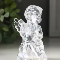 Фигура светодиодная &laquo;Ангел с арфой&raquo;, 9&times;4.5 см, от батареек 3хAG10, RGB