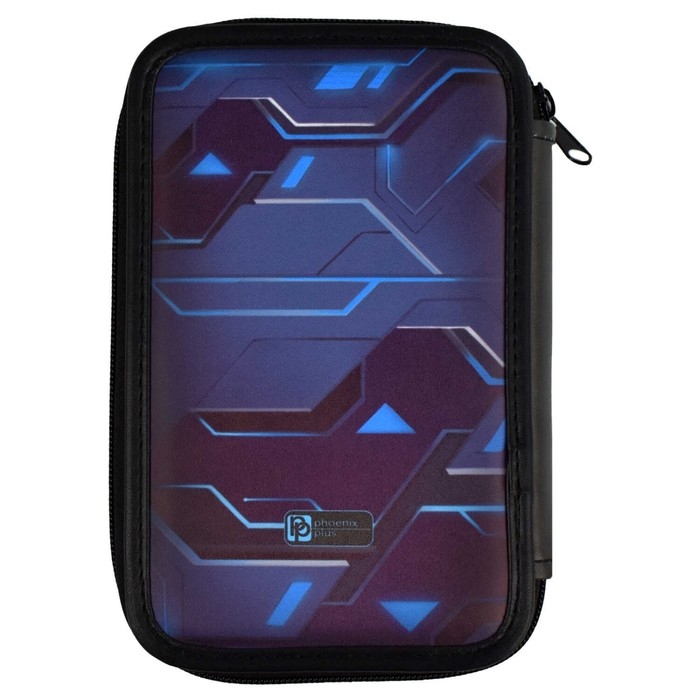 Пенал 2 секции, 123 х 198 мм, искусственная кожа, Феникс Пенал 2 секции, 123 х 198 мм, искусственная кожа, Феникс "Астронавт"