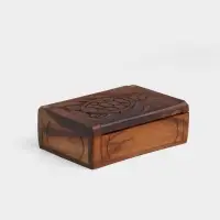 Шкатулка &laquo;Черепаха&raquo;, 11&times;8&times;4 см, дерево соно