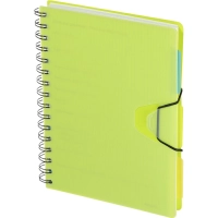 Ежедневник недатированный Bright Colours на спирали, &nbsp;А5, 272 стр., ЛАЙМ