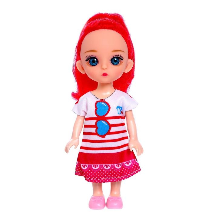 Кукла модная «Ася» в платье, МИКС Кукла модная «Ася» в платье, МИКС