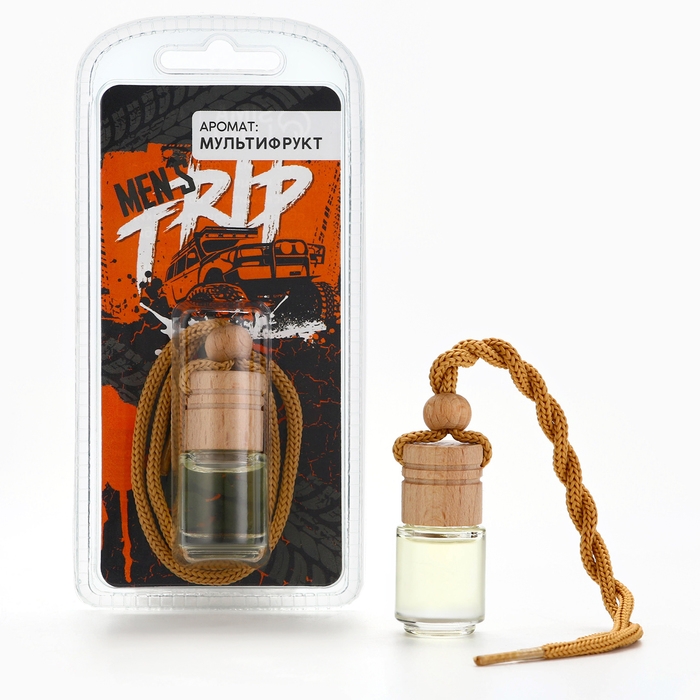 Ароматизатор подвесной Men's, аромат: мультифрукт, 5 мл Ароматизатор подвесной Men's, аромат: мультифрукт, 5 мл