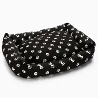 Лежанка для животных &laquo;Пухлик&raquo;, 68&times;52&times;16 см, чёрная