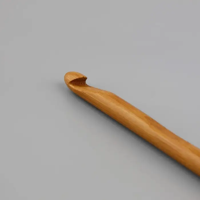 Крючок для вязания, бамбуковый, d=7 мм, 15 см Крючок для вязания, бамбуковый, d=7 мм, 15 см