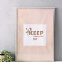 Фоторамка для фото 42&times;59.4 см Keep memories, Elysian, пластик, слоновая кость с золотом