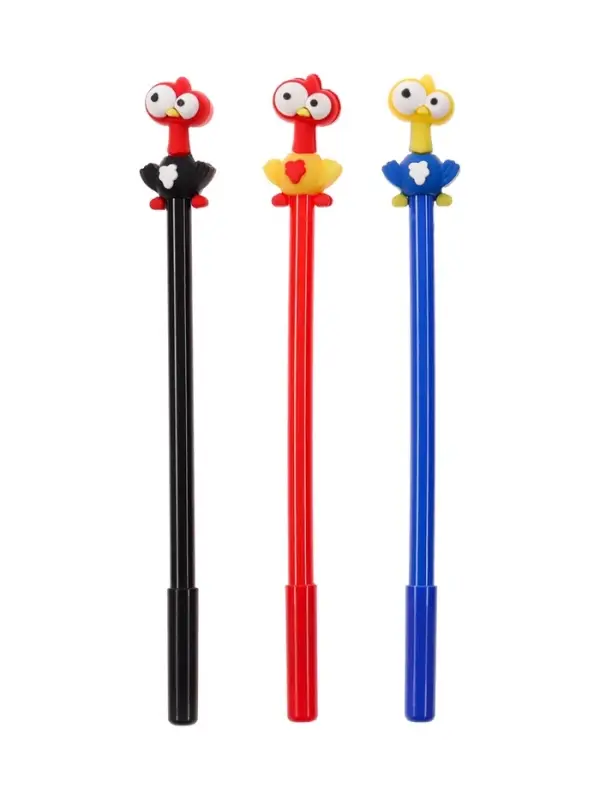 Ручка гелевая-прикол Курица МИКС