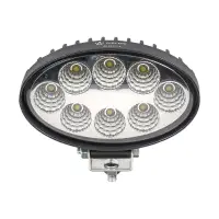 Фара светодиодная овальная, 8 LED рассеянный свет, 24W, (140х86х55) 12/24V