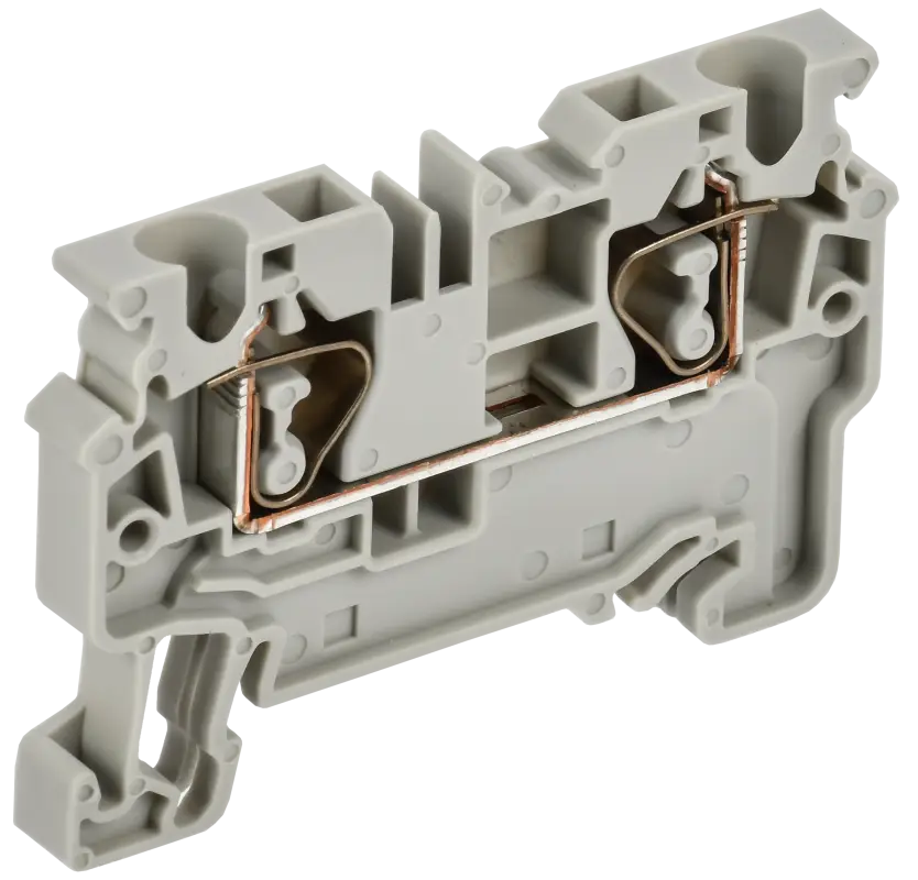 ARMAFIX Клемма пружинная CX4 4мм2 проходная серая IEK