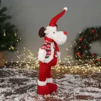 Игрушка мягкая &laquo;Олень-пузатик&raquo; стоит, 12&times;40 см, красный