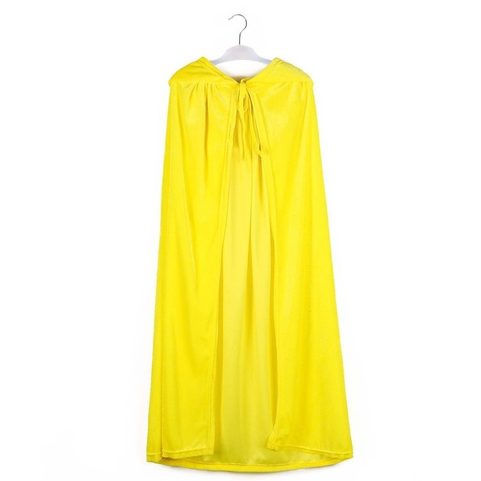 Карнавальный плащ детский, плюш лимонный, длина 95 см Карнавальный плащ детский, плюш лимонный, длина 95 см