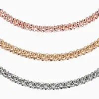 Чокер "Стиль" (набор 3шт) плетение, тянется, цветной 35+удл