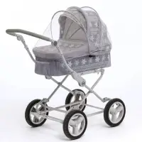 Москитная сетка с планкой, белая, окантовка серая