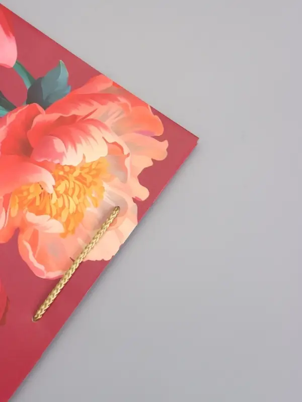 Пакет подарочный "Яркий акцент" ламинированный 26 х 12 х 32 см