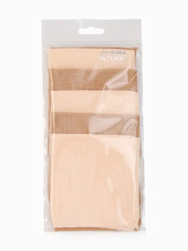 Платки носовые детские &laquo;Крошка Я. Сливочное масло&raquo;, 20&times;20 см - 6 шт., муслин, 100 % хлопок, бежевые