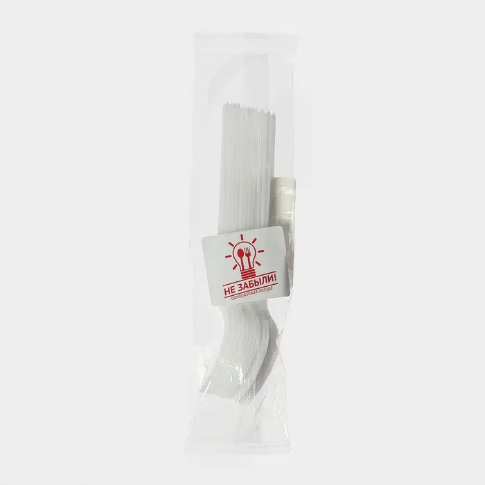 Вилки одноразовые Не ЗАБЫЛИ!, набор 12 шт., пластик, 15.5 см, столовые, белые Вилки одноразовые Не ЗАБЫЛИ!, набор 12 шт., пластик, 15.5 см, столовые, белые
