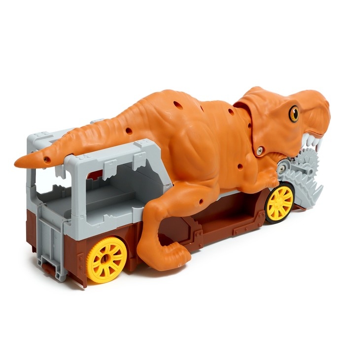 Парковка-автотрек «Атака монстров. Динозавр», световые эффекты, в наборе 1 машинка, пусковая установка Парковка-автотрек «Атака монстров. Динозавр», световые эффекты, в наборе 1 машинка, пусковая установка