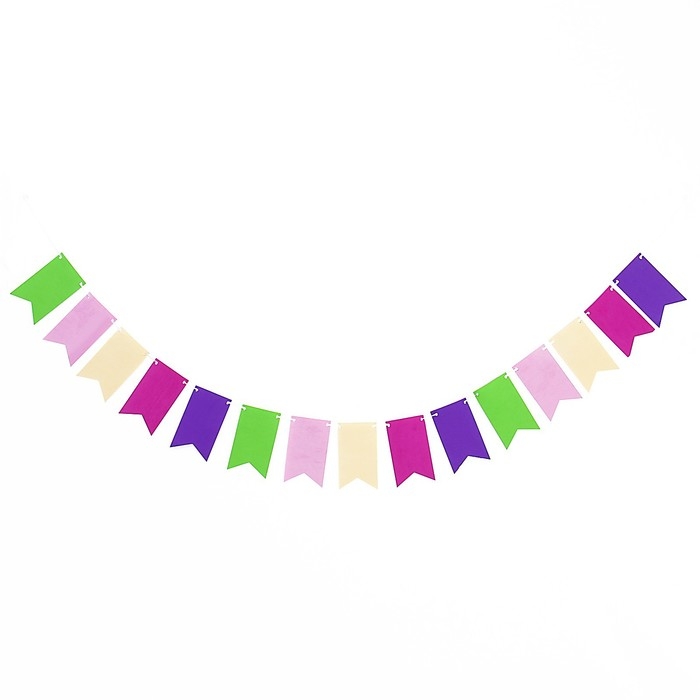 Гирлянда «Флажки» длина — 2,5 м Гирлянда «Флажки» длина — 2,5 м