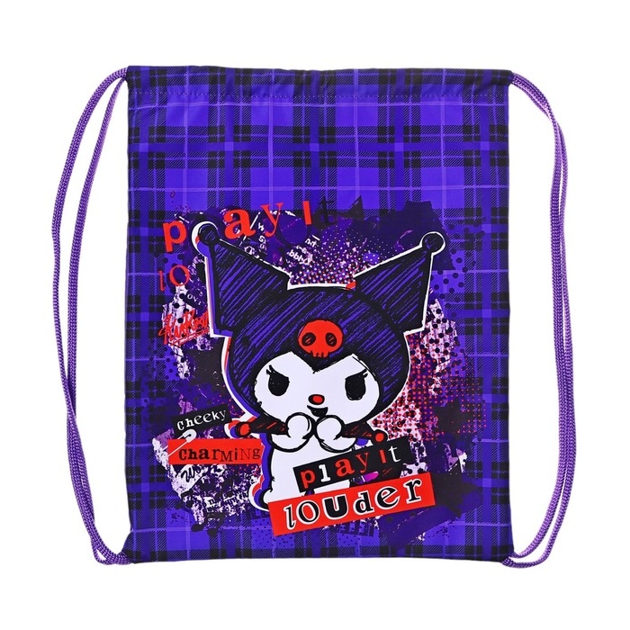 Мешок для обуви 470 х 370 мм, Kuromi, полиэстер 210D Мешок для обуви 470 х 370 мм, Kuromi, полиэстер 210D