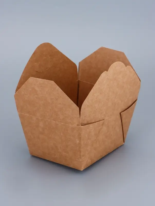 Контейнер одноразовый, коробка пищевая, для лапши, 600 мл, 11&times;9&times;7.3 см