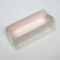 Коробка для макарун, с ложементом, белая 16.5×5.5×5.5 см