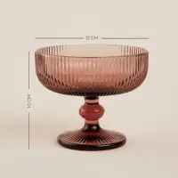 Креманка SL Home &laquo;Модерн&raquo;, 300 мл, 12&times;10 см, стекло, розовая