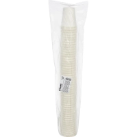 Стакан одноразовый бум однослойный d-70мм 165мл белый 100шт/уп